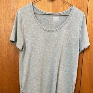 Women's AKHG Renew Bamboo Short Sleeve Tee, Heather Gray, Size Small